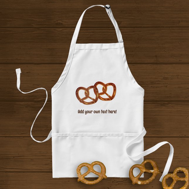Avental Divirta Bread Knot Pair Juntou Pretzels - seu slog (Criador carregado)