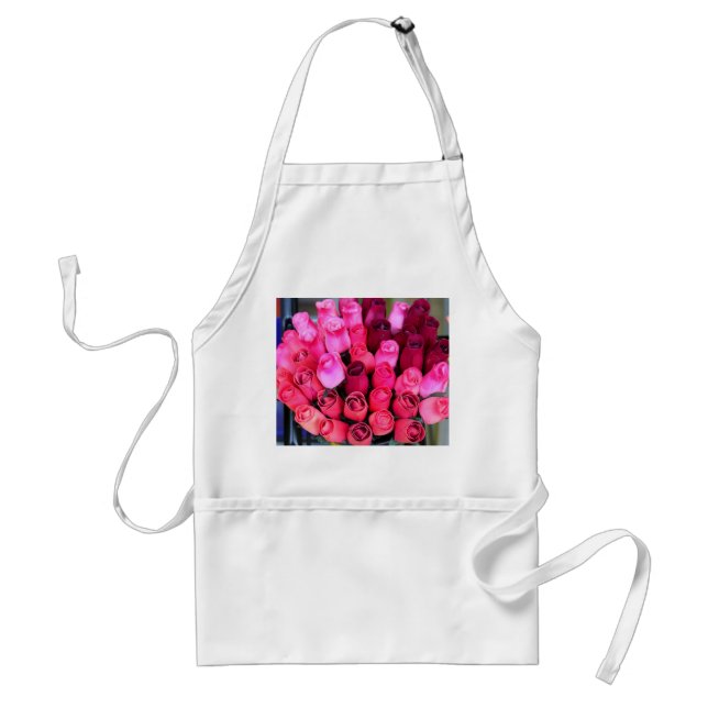 avental do bouquet de rosa (Frente)