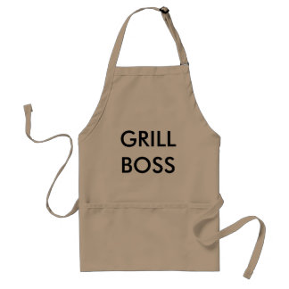 Avental do CHURRASCO do chefe da grade