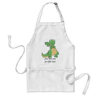 Avental do crocodilo dos desenhos animados