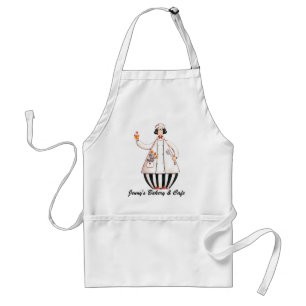 Avental do cupcake da menina do cozinheiro chefe -