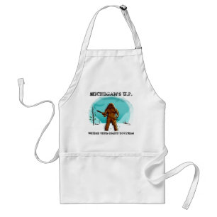 Avental do divertimento com design do ~ SASQUATCH