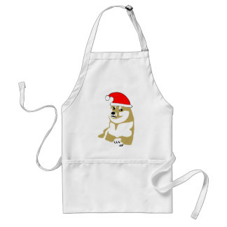 Avental do doge uau do meme xmas muito tal chapéu muito