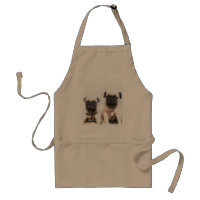 Avental do filhote de cachorro do Pug
