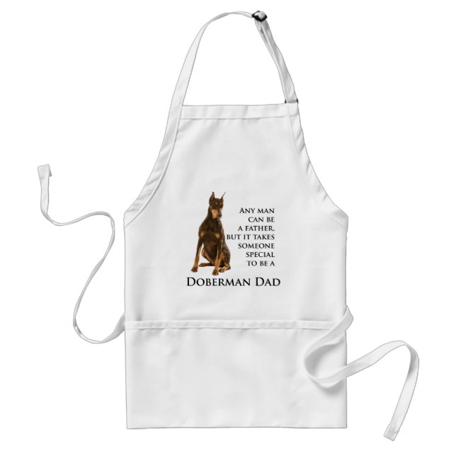 Avental Doberman Pai Apron (Frente)