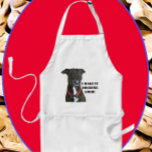 Avental Docinho Pitbull Mix Dog em Apron do Chef<br><div class="desc">Este filhote está pronto para cozinhar e fazê-lo doggone bom. Presente perfeito para um cozinheiro amoroso.</div>