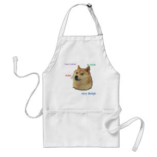 Avental Doge. Assim Shibe