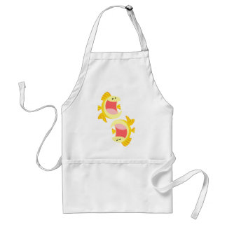 Avental Dois Cozinhar de Cartoon de Peixe Apron