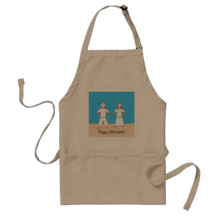 Avental Dois Espantardos Segurando Mãos Aprons do Dia das
