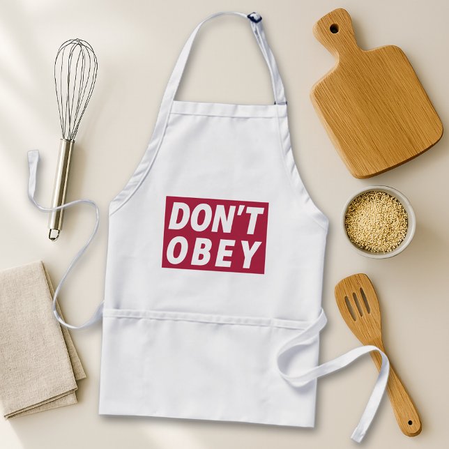 Avental Don't Obey Portland Frog Protest (Criador carregado)