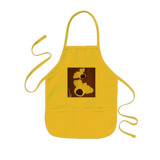 Avental dos miúdos das abelhas ocupadas (Frente)