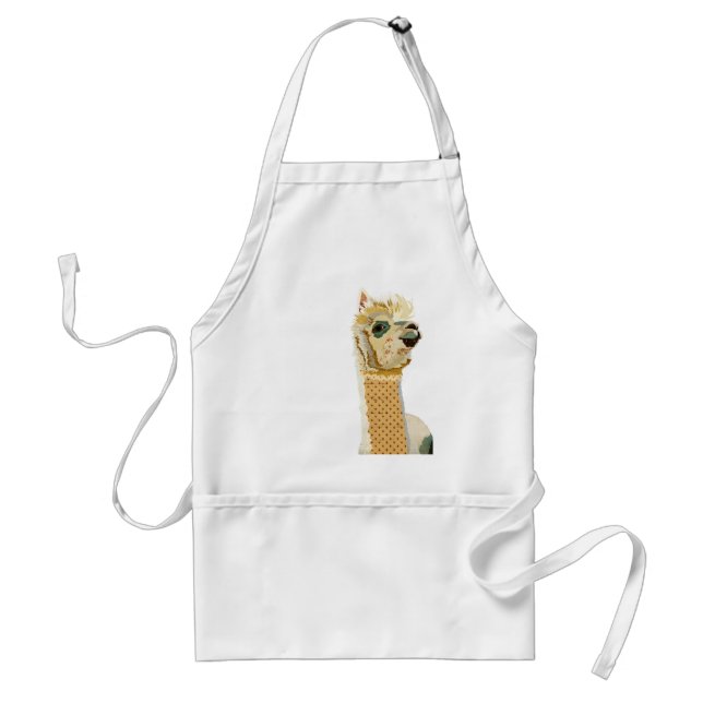 Avental Dourado da alpaca (Frente)