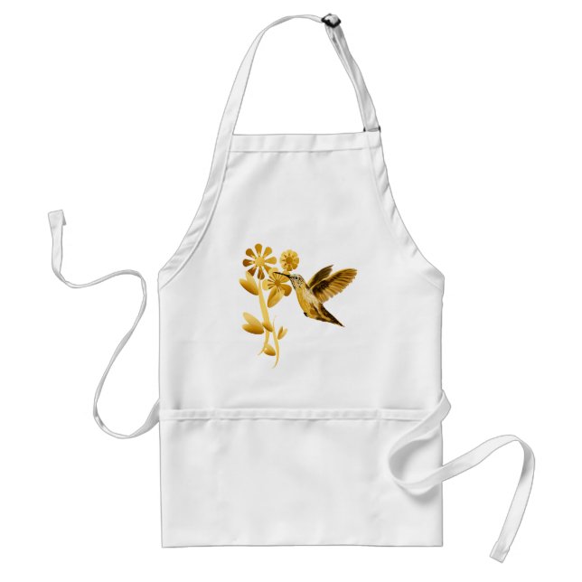 Avental Dourado do colibri (Frente)