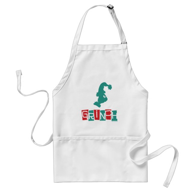 Avental Dr. Seuss | Grinch - Vermelho & Verde (Frente)