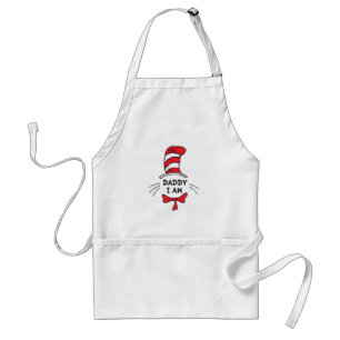 Avental Dr. Seuss   O Gato no Chapéu - Papai eu sou