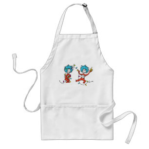 Avental Dr. Seuss O Grinch Coisa 1 e Coisa 2 Dançando