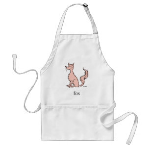Avental Dr. Seuss Raposa Rosa