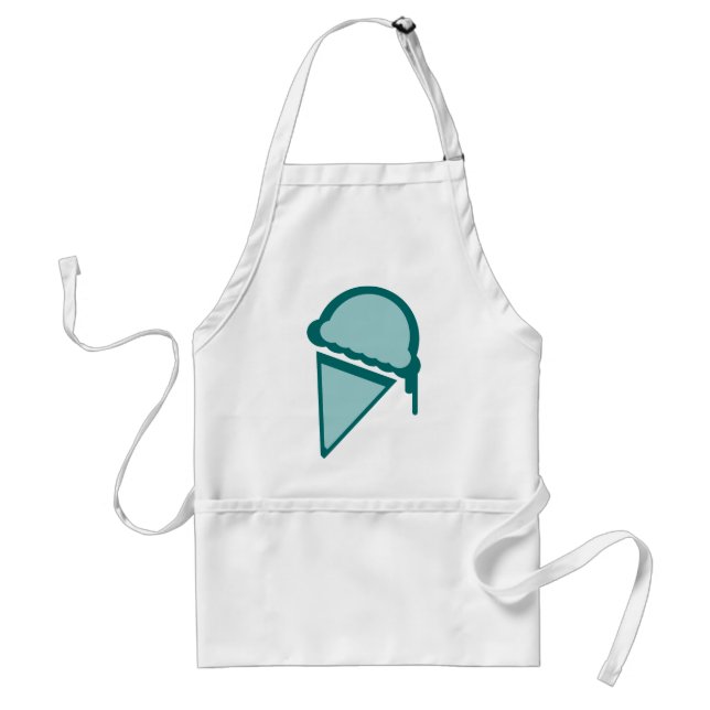 Avental dripz de retro do sorvete (Frente)