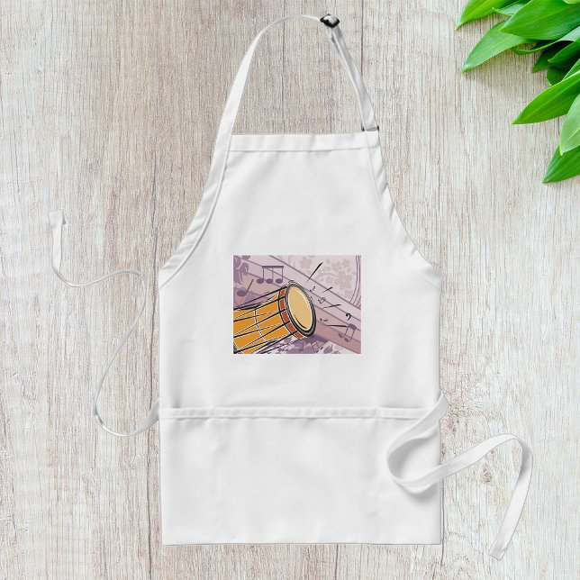 Avental Drum Bongo Tradicional Com Notas De Música (Criador carregado)