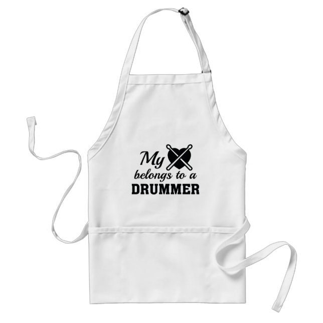Avental Drummer do Coração Pertence (Frente)