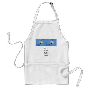 Avental É uma coisa TWIN TWIN! Presentes Blue Sky aprons