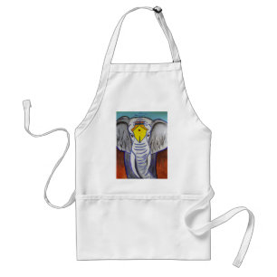 Avental Elefante Branco