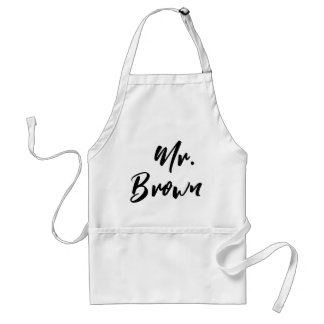 Avental Elegante Casal Personalizado Sr. Pocket Aprons