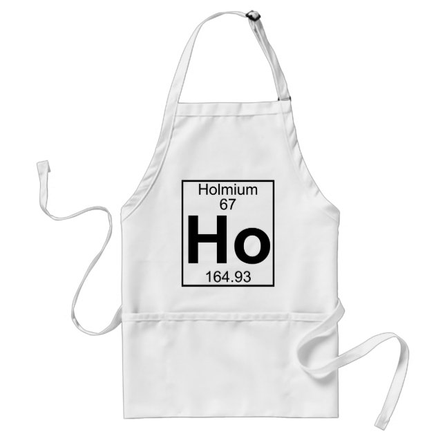 Avental Elemento 067 - Ho - Holmium (cheio) (Frente)