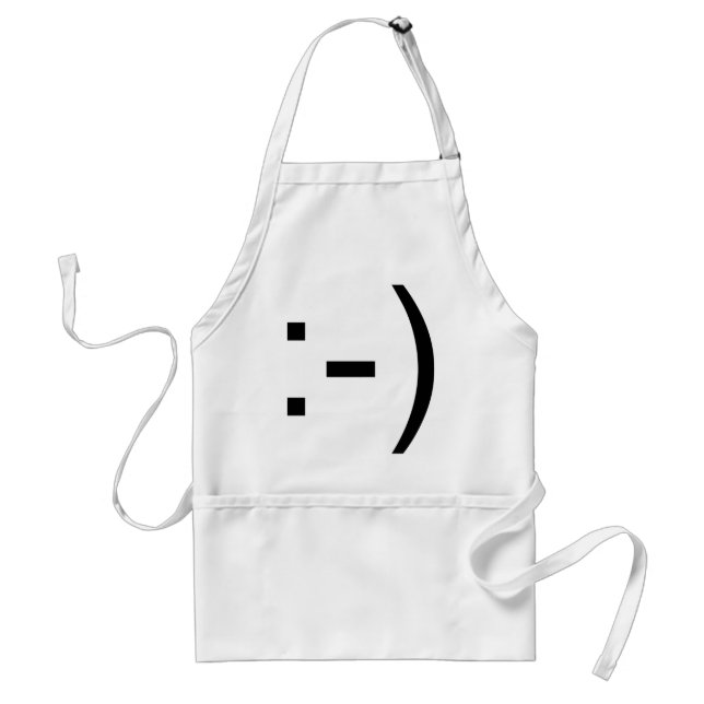 Avental Emoticon feliz da cara! (Frente)