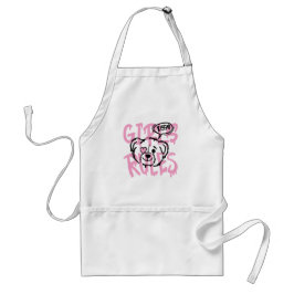 Avental Empoderando Mulheres: Arte GIRLS RULES