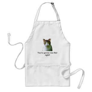 Avental Encerando o gatinho
