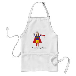 Avental Enfermeiros Super Heroes (Brunette) Apron