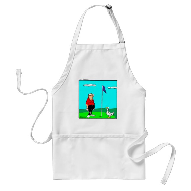 Avental Engraçado Golf Humor Apron (Frente)