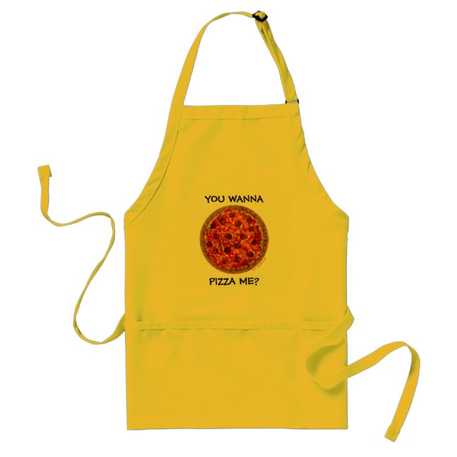 Avental Engraçado Pizza Apron (Frente)