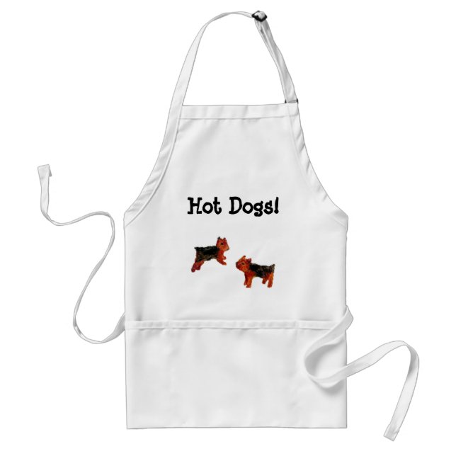 Avental Engraçado Terrier Dog Art (Frente)