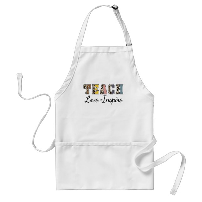 Avental Ensinar, Amar, Inspirar (Frente)