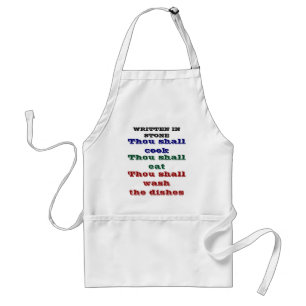 Avental Escrito Em Stone Standard Apron
