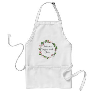 Avental Escritura de Natal Cristã