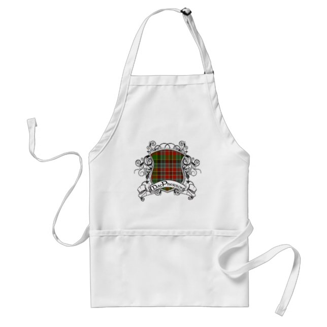 Avental Escudo MacPherson Tartan (Frente)