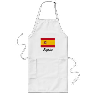 Avental espanhol do cozinhar da cozinha da