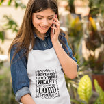 Avental Espere Pelo Senhor Adulto Apron<br><div class="desc">Um ditado cristão que diz ser forte e ter coração e esperar pelo senhor. Esta design parece realmente eficaz nestes Apron</div>