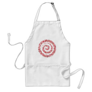 Avental Espiral de Corações de Amor