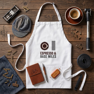 Avental Espresso e Base Miles Ciclista Amante de Café
