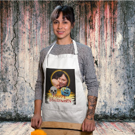 Avental Esqueleto da Fotografia do Halloween e Jack o Lant