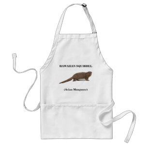 Avental Esquilo Havaiano (Mongoose Asiática) Apron