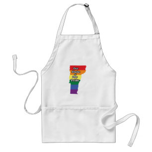 Avental Estado Orgulho gay  Vermont