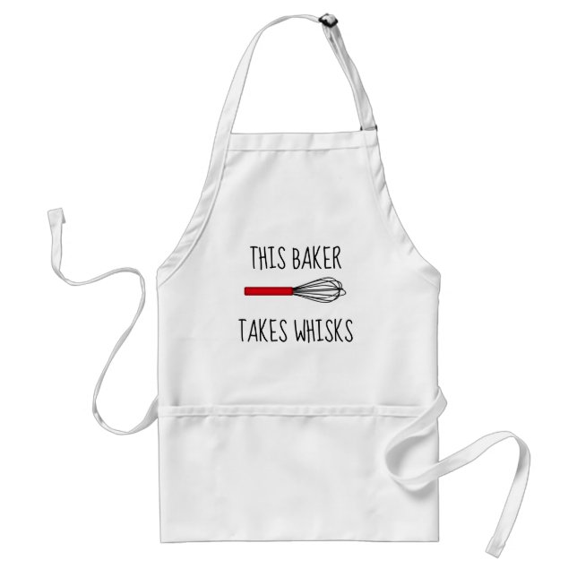 Avental Este Baker Toma Whisks Adulto Apron (Frente)