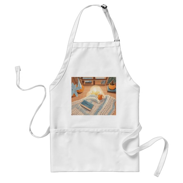 Avental Estilo Boho quente e aconchegante abstrato (Frente)