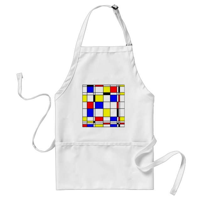 Avental Estilo da arte de Mondrian (Frente)