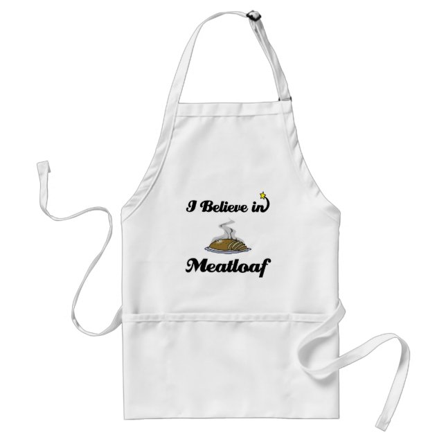Avental eu acredito no meatloaf (Frente)